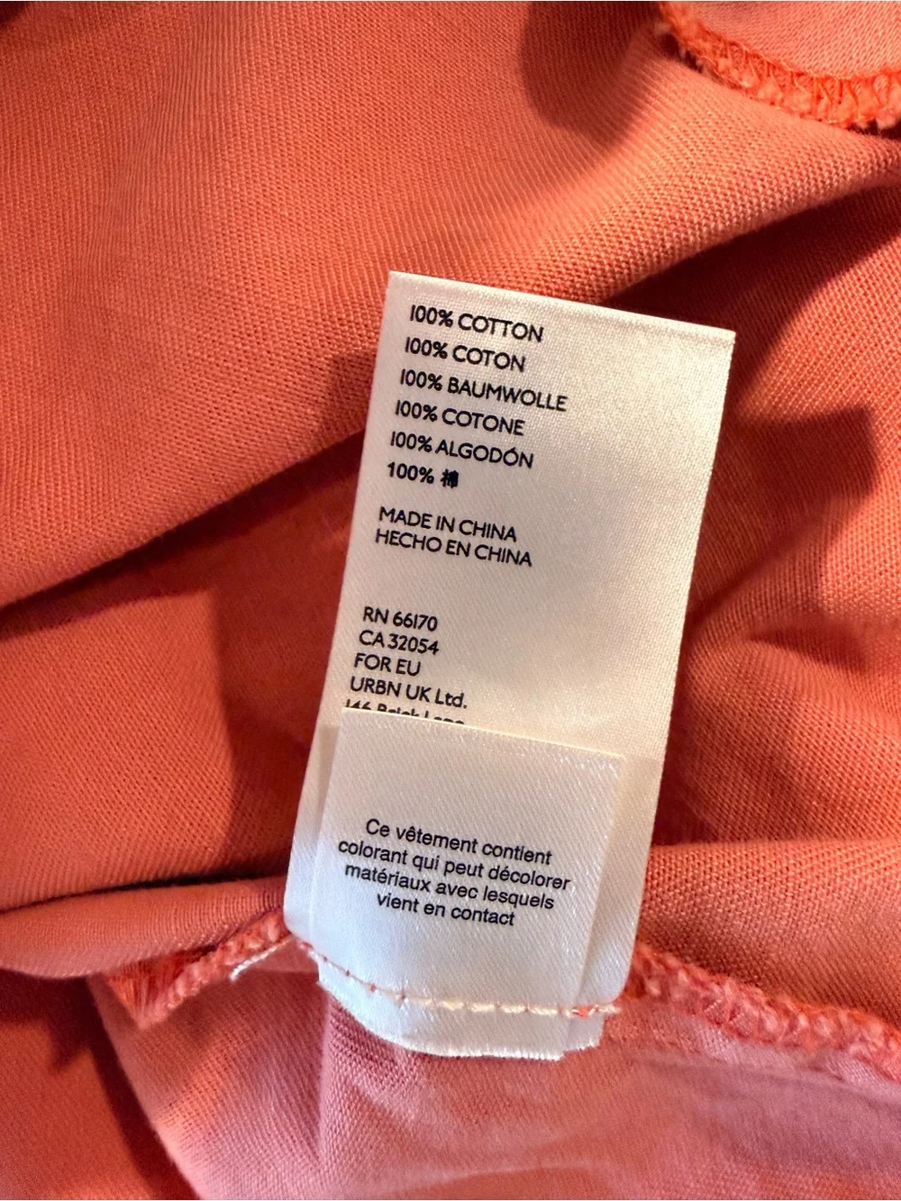 FREE PEOPLE We The Free “With Love” Denim Shirt in Coral Rose Red